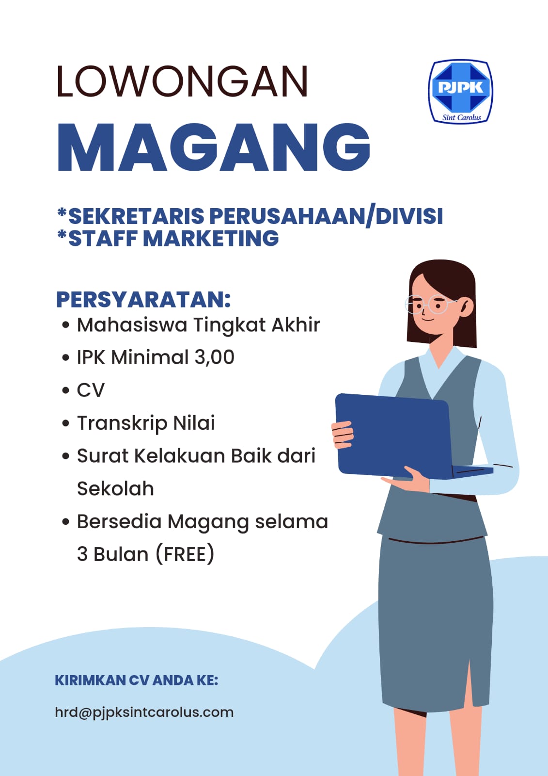 Internship Program Pjpk Sint Carolus Budi Luhur Career Center