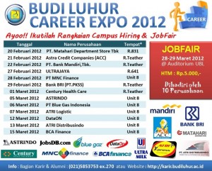 Budi Luhur Career Expo 2012