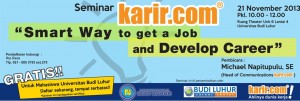 bdi luhur career center Seminar Karir 2013 Smart Way to get a Job and Develop Career