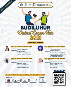 Budi Luhur Virtual Career Fair 2021 Webinar Series New