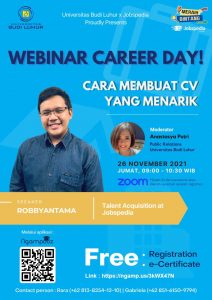 Seminar Karir 2021 Cara Membuat CV Yang Menarik