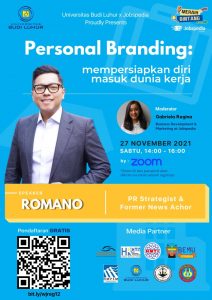 Seminar Karir 2021 Personal Branding Mempersiapkan Diri Masuk Dunia Kerja