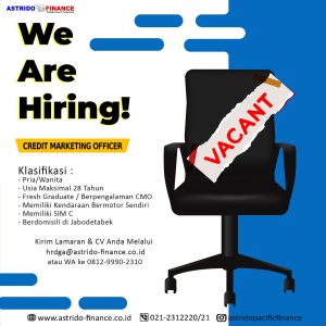 Iklan Lowongan Kerja Credit Marketing Officer