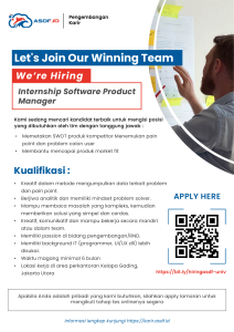 Internship-Software-Product-Manager