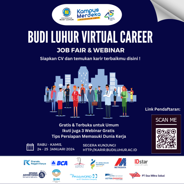 Budi Luhur Virtual Career Fair 2024 – Budi Luhur Career Center