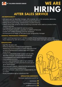 After Sales Sevice