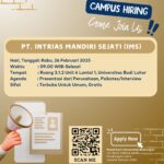 Campus Hiring PT. Intrias Mandiri Sejati (IMS)